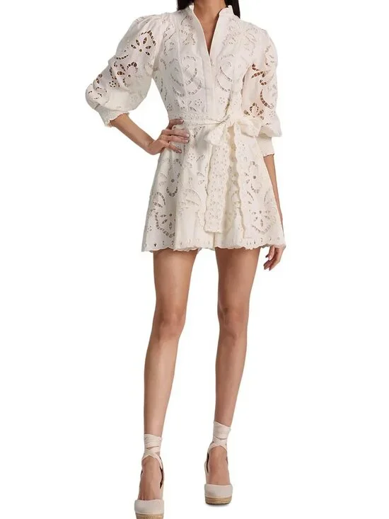 Alice and Olivia Lucy Mini Shirt Dress - Picture 5 of 5
